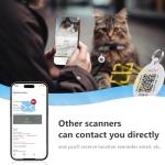 Reflective Breakaway Cat Collar with QR Code Tag