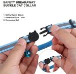 Reflective Adjustable Cat ID Collars with Bell