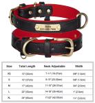 Personalized Dog Collar with Engraved Nameplate, Custom PU Leather Pet ID Collar for Small Medium Large Dogs, Engraved Name and Phone Number Tag for Pet Puppy (Black, S)