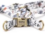 Angie and Allie Organic Cotton Personalized Step in Dog Harness,Custom Dog Halter Vests,Adjustable No Pull Canine Halter Harness for Small Medium Large Dogs