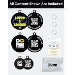 DDMK Smart Pet ID Tag with QR Code – Digital Pet Profile-38-LOVED & ADORED-38