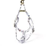 Angie and Allie Organic Cotton Personalized Step in Dog Harness,Custom Dog Halter Vests,Adjustable No Pull Canine Halter Harness for Small Medium Large Dogs