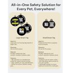 DDMK Smart Pet ID Tag with QR Code – Digital Pet Profile-38-LOVED & ADORED-38