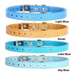 Love Dream Puppy ID Collars - 16pcs Soft PU Leather Adjustable Puppy Whelping Dog Collars for Litter Identification, Newborn Puppies & Kittens Small Medium Dogs