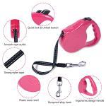 Cupdarow Retractable Dog Leash 10ft, Tangle-Free Expandable Leash for Small Dogs Up to 22lbs, Easy-Adjust Lock & Anti-Slip Handle for Safe Walks