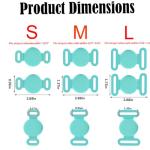 Personalized Waterproof Dog Collar Holder Compatible with AirTag Name & Phone,Custom Engraved Soft Silicone Case for Cats,Customized Anti-Lost GPS Tracker ID Cover for Pets,Backpacks & Luggage