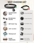 QR Code Cat Collar with Safety Breakaway Buckle