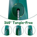 Retractable Dog Leash, Meekamar 30 FT Dog Walking Leash for Medium Large Dogs up to 77 lbs, Heavy Duty No Tangle, Large