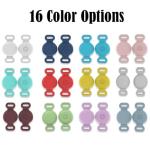 Personalized Waterproof Dog Collar Holder Compatible with AirTag Name & Phone,Custom Engraved Soft Silicone Case for Cats,Customized Anti-Lost GPS Tracker ID Cover for Pets,Backpacks & Luggage