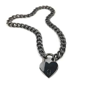 Locking Padlock Necklace Chain Collar for Pets