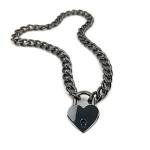 Locking Padlock Necklace Chain Collar for Pets