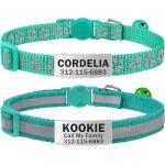Personalized Reflective Cat Collars with Name Tags