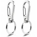 IVIA Pet Dog Tag Clips - 2 Pack, Stainless Steel
