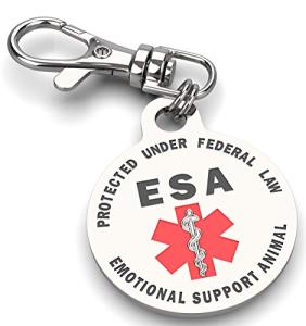 Emotional Support Animal ID Tag for Dogs