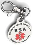 Emotional Support Animal ID Tag for Dogs
