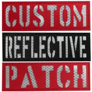 Custom Reflective Patches for Vests or Collars