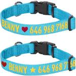 Customizable Emoji Dog Collar for Medium & Large Dogs