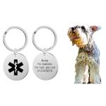 Custom Medical Alert ID Tag for Pets