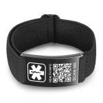 Personalized QR Code Medical Alert ID Bracelets