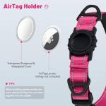 Taglory Reflective Dog Collar with AirTag Holder