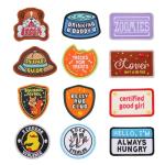 12 Funny Dog Patches for Harnesses and Vests