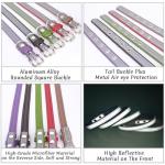 Personalized Reflective Pet Collars with ID Tags