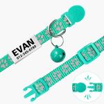 Personalized Reflective Cat Collars with Name Tags