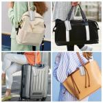 Travelambo 3 Pack Aluminum Luggage Tags - Silver