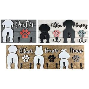 Personalized Dog Leash Holder with Custom Name