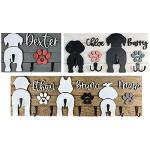 Personalized Dog Leash Holder with Custom Name