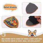 12 Funny Dog Patches for Harnesses and Vests