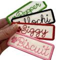 Custom Paw Print Name Patch for Pets
