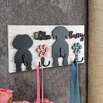 Personalized Dog Leash Holder with Custom Name