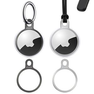 AirTag Holder Key Ring - 2 Pack