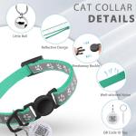 Personalized Breakaway Cat Collar with QR Code