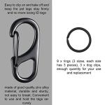 Dog Tag Clips - 12-Piece ID Holder Set