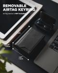 VULKIT Airtag Wallet with Keyring and ID Window