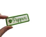 Custom Paw Print Name Patch for Pets