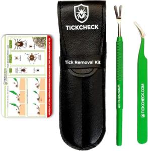 TickCheck Premium Tick Removal Kit with Tweezers