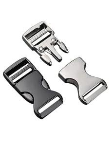 6 Pack Adjustable Metal Side Release Buckles