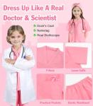 Kids Doctor Costume with Stethoscope - 9 Pieces