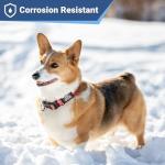 Personalized Engraved Silent Pet ID Tags - Black