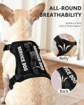 Lightweight Service Dog Vest with ID Tag Set