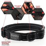 Custom Reflective Dog Collar - 4 Sizes, 16 Fonts