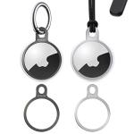 AirTag Holder Key Ring - 2 Pack