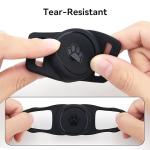 Airtag Dog Collar Holder 2 Pack - Waterproof Silicone