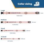 Personalized Reflective Dog Collar with Embroidery