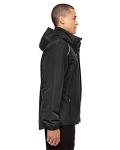 Men's Black Fleece-Lined Jacket for All Seasons