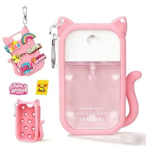 Cute Cat-Shaped Hand Sanitizer Silicone Case