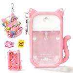 Cute Cat-Shaped Hand Sanitizer Silicone Case
